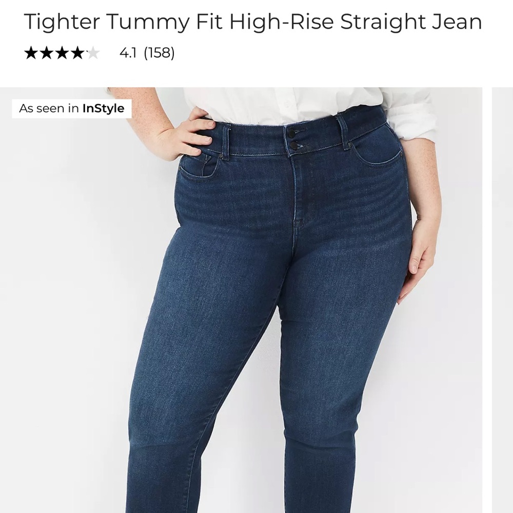 Lane Bryant Tighter Tummy Technology Jeans